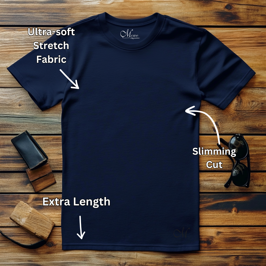 Midnight Tide Comfort Tee (Navy)