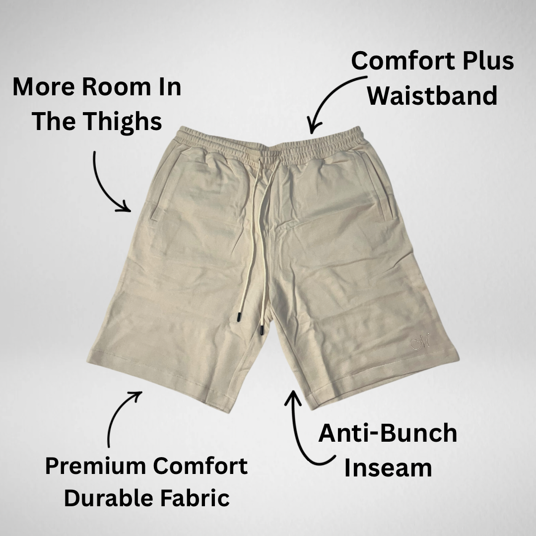 The Elite 4 - Core Cool Shorts 4 Pack (Black, Brown, Navy, Beige)