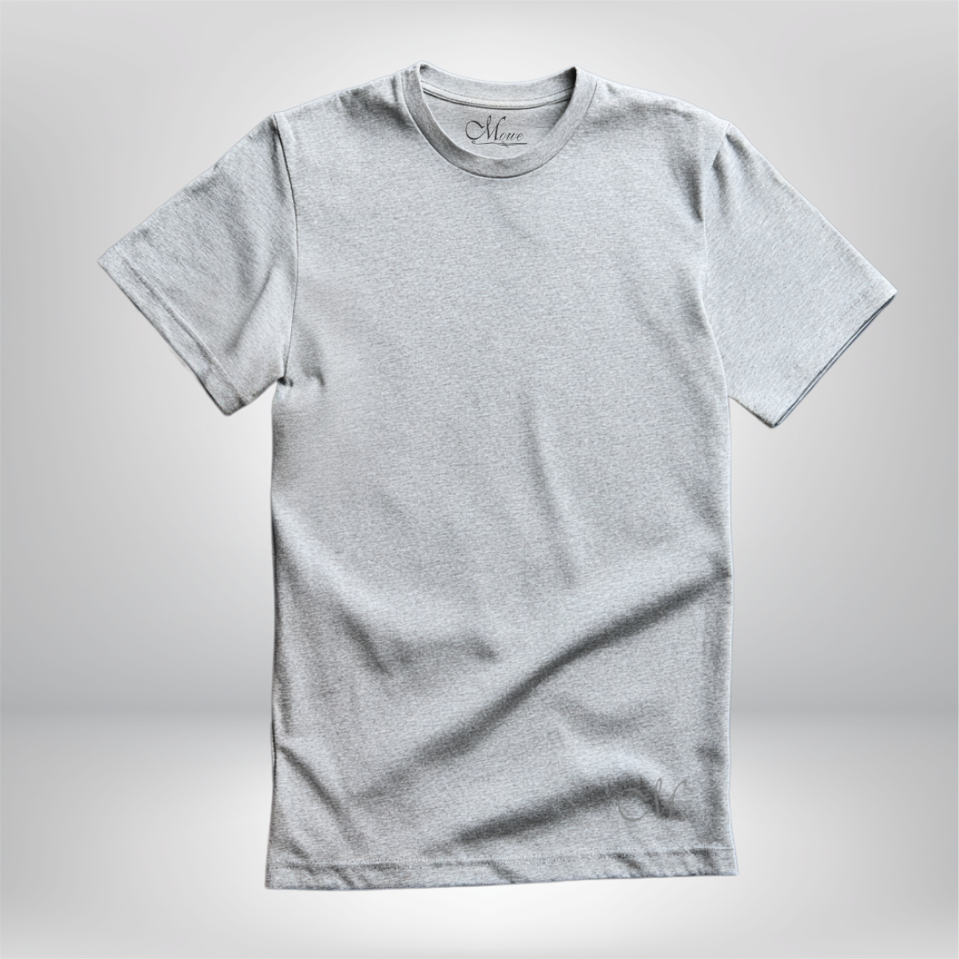 “Cement” Core Comfort Tee (Light Grey)