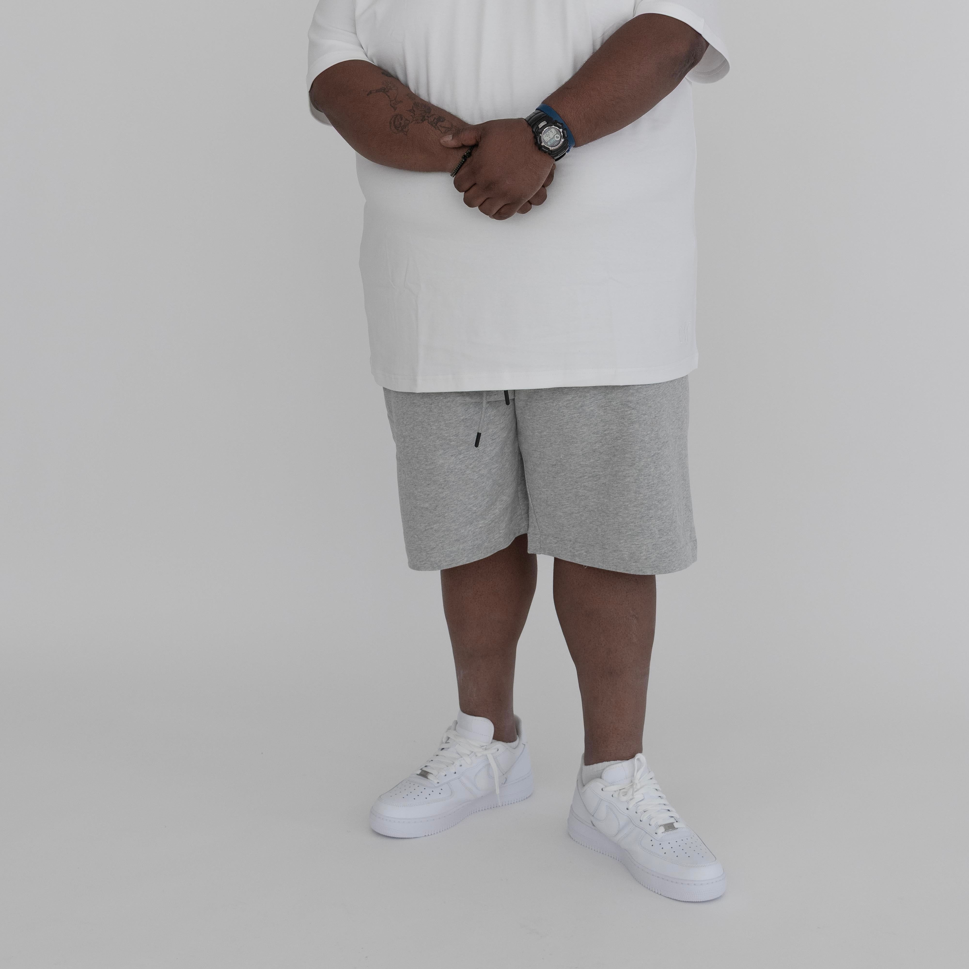 Cement Core Cool Shorts (Light Grey)