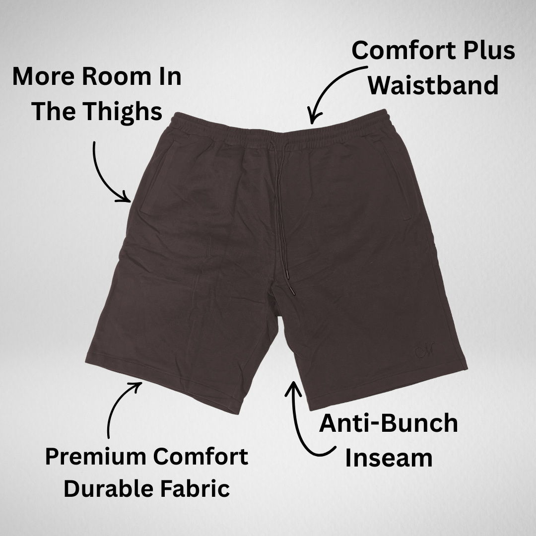 Chocolate Core Cool Shorts (Brown)