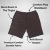 Chocolate Core Cool Shorts (Brown)