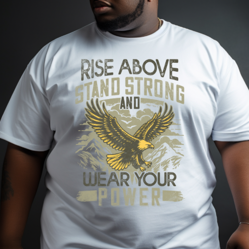 "Rise Above" Tee (White)