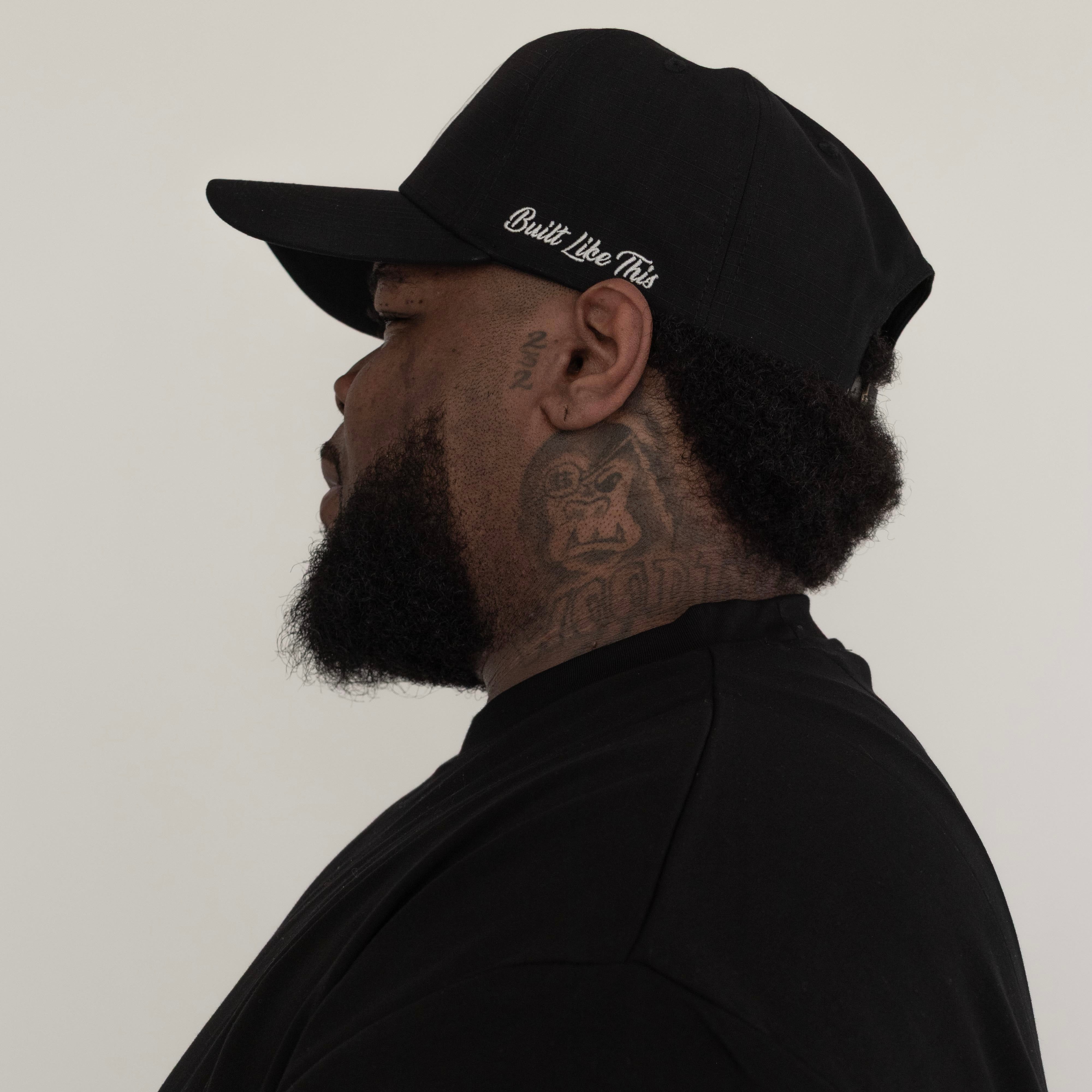 Black XXL "Built Like This" Cap