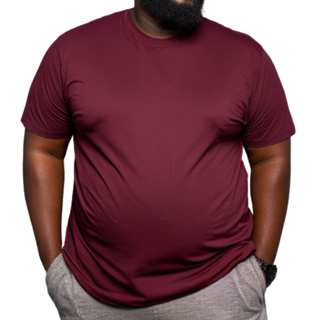 Oxblood Core Comfort Tee (Burgundy)