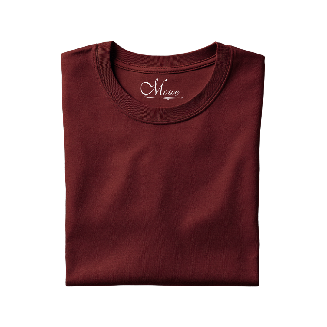 Oxblood Core Comfort Tee (Burgundy)