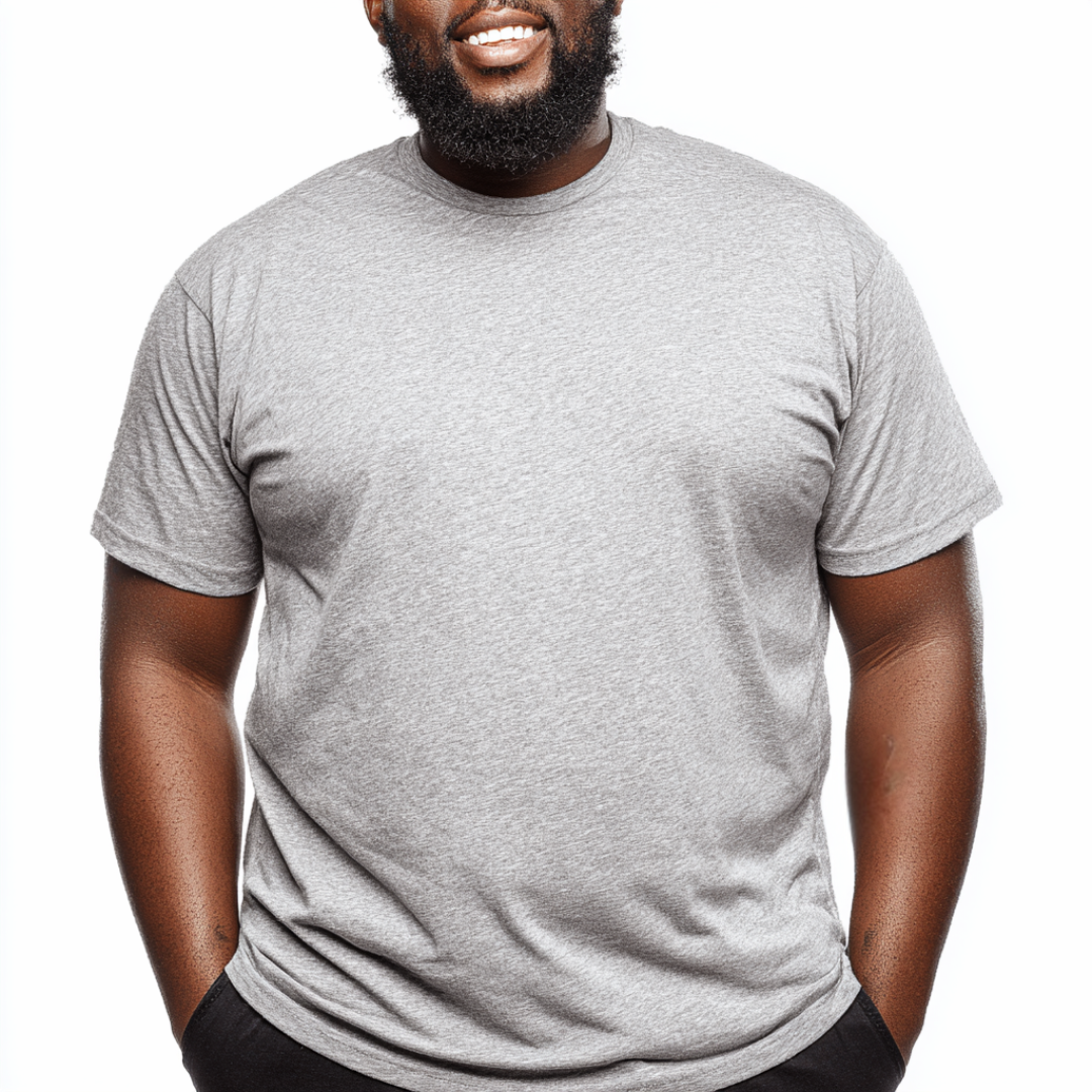 “Cement” Core Comfort Tee (Light Grey)