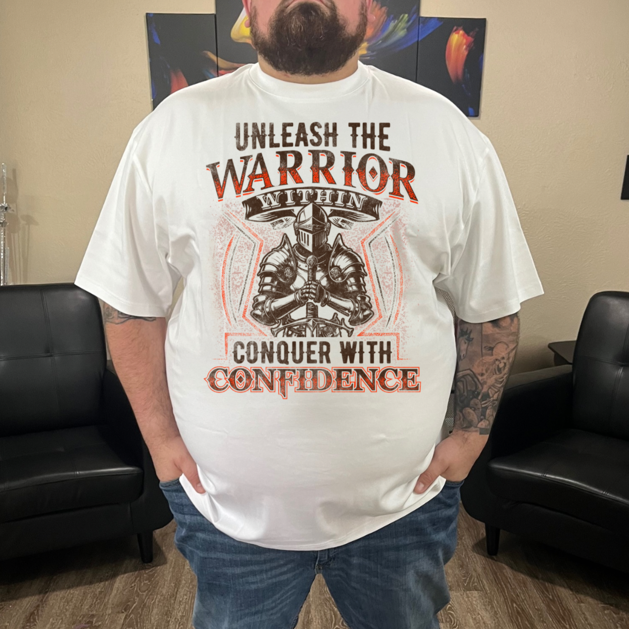 “Warrior Unleashed” Tee (White)