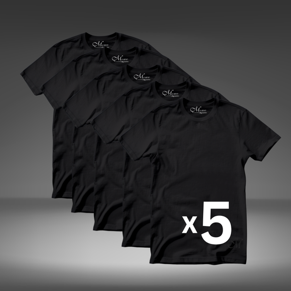 Onyx Comfort Tee — 5 Shirt Stack – Mowe Clothing