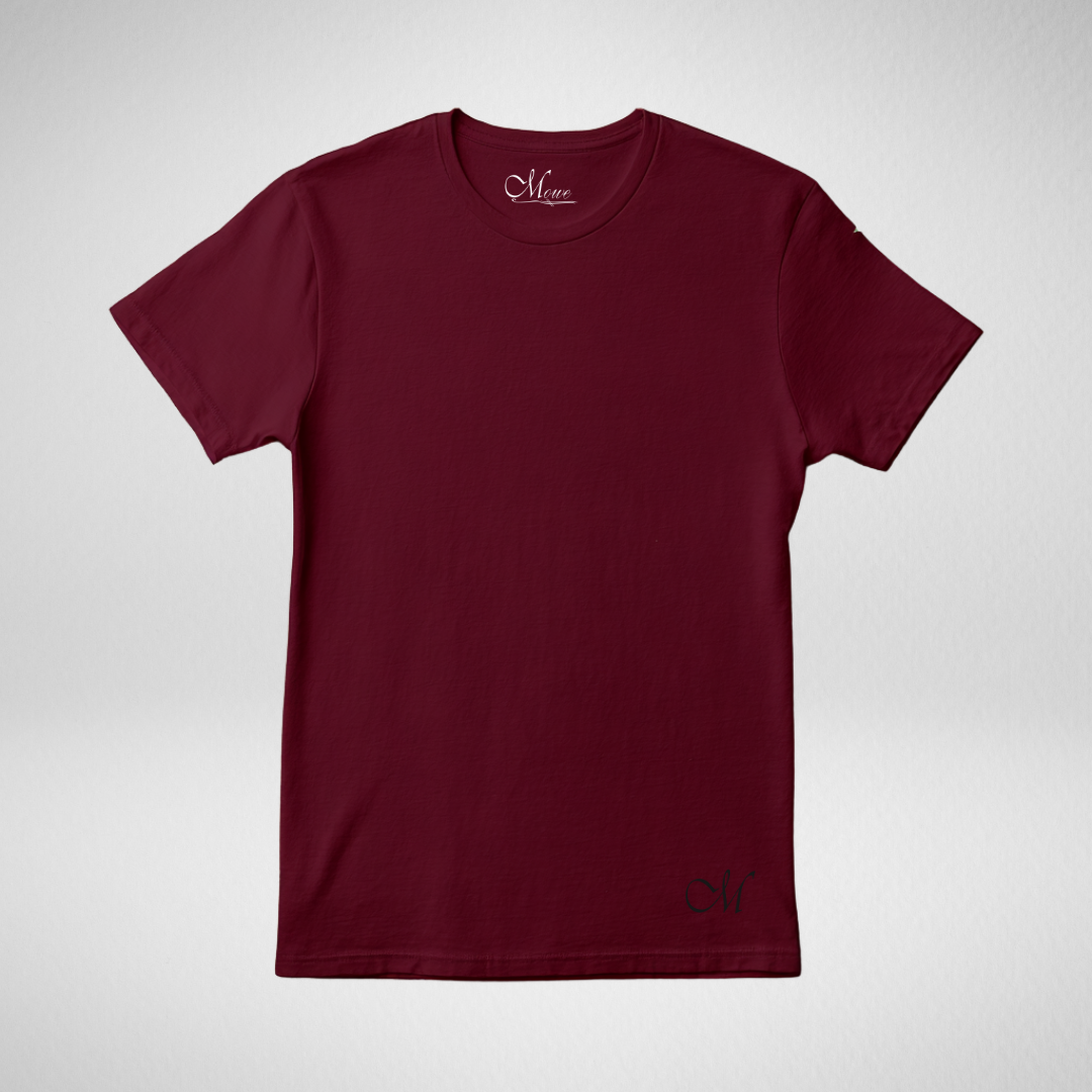 Oxblood Core Comfort Tee (Burgundy)