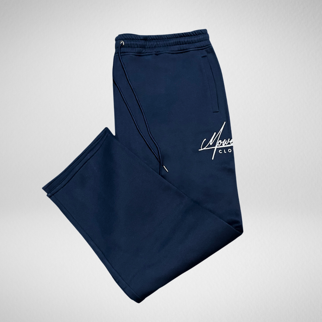 Deep Blue Heavyweight Comfort Fleece Joggers (Navy)