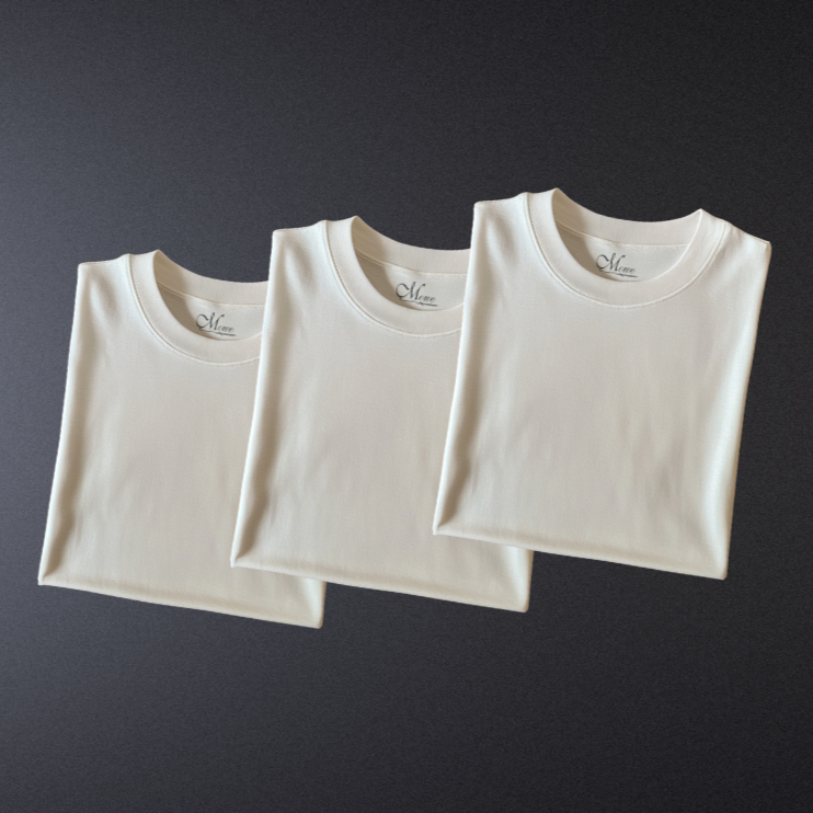 (3 Pack) Desert Dune Core Comfort Tee (Neutral)