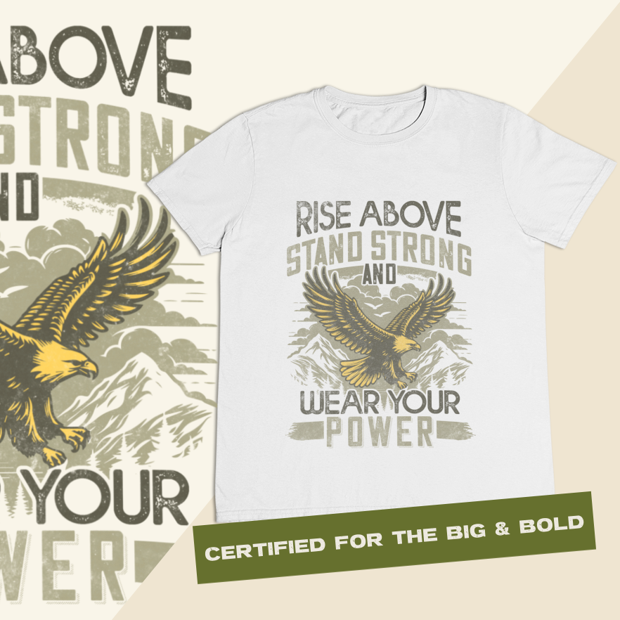 "Rise Above" Tee (White)