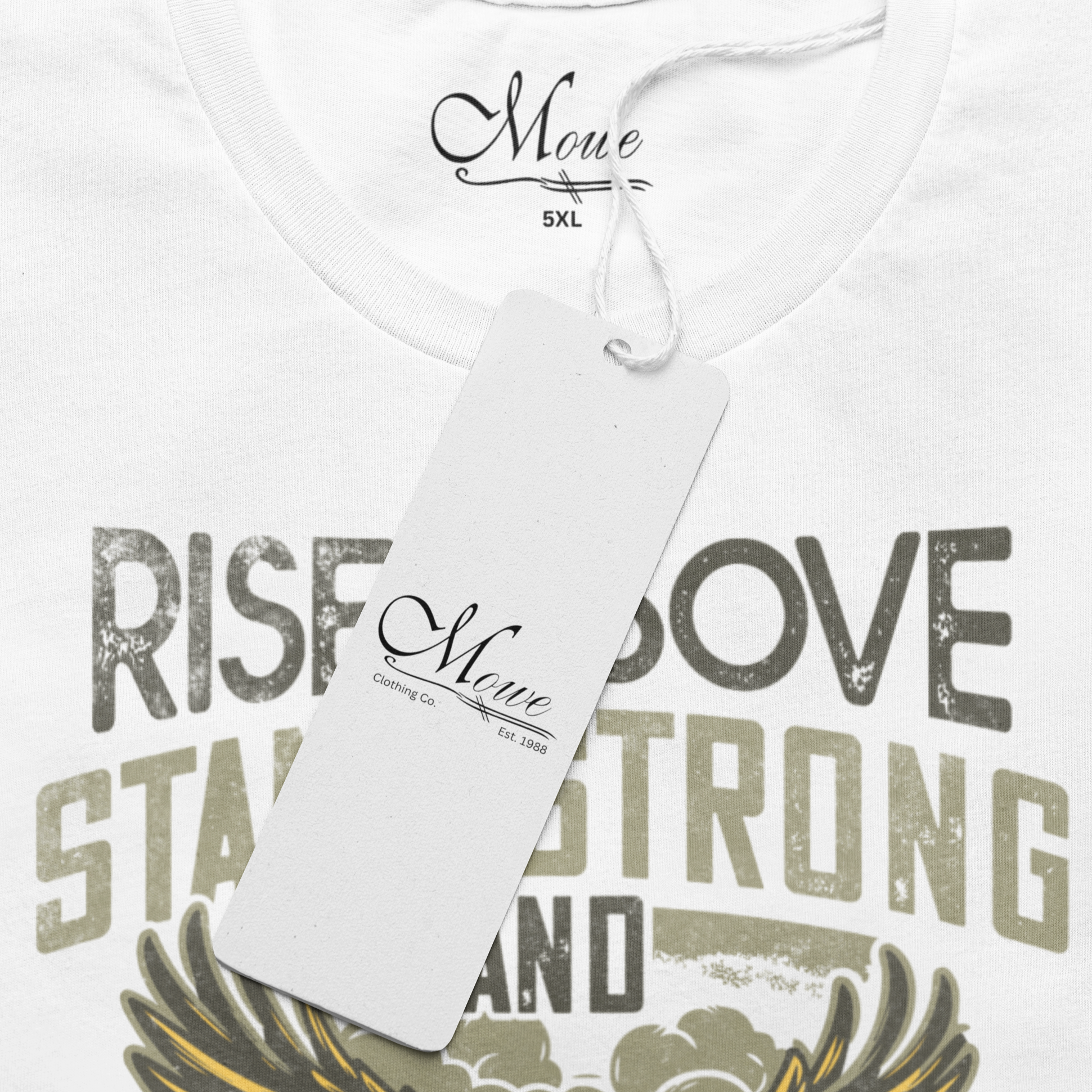 "Rise Above" Tee (White)